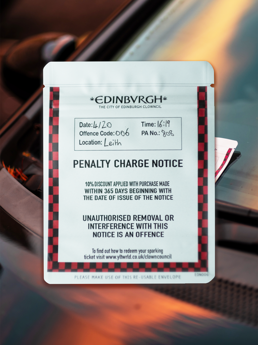 Parking Ticket Mylar Bag